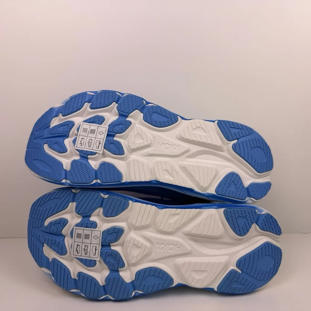 Hoka One One Clifton 11 Running Shoes Men Size 10D Blue/White 1176572 VSF Sample